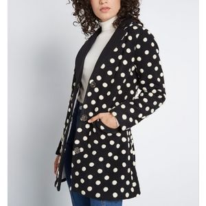 Modcloth Salient Style Wool Coat NWOT